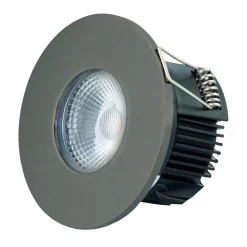 DOTLUX MULTIsun LED indbygningslampe rund antracit