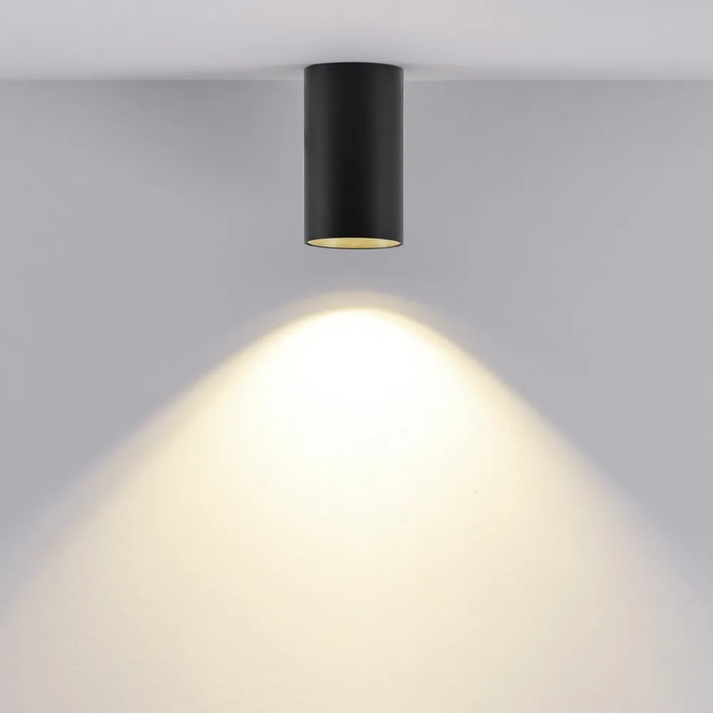 Deko-Light Loftlamper>Downlight CAN, sort, IP20, Ø 6 cm, metal, GU10