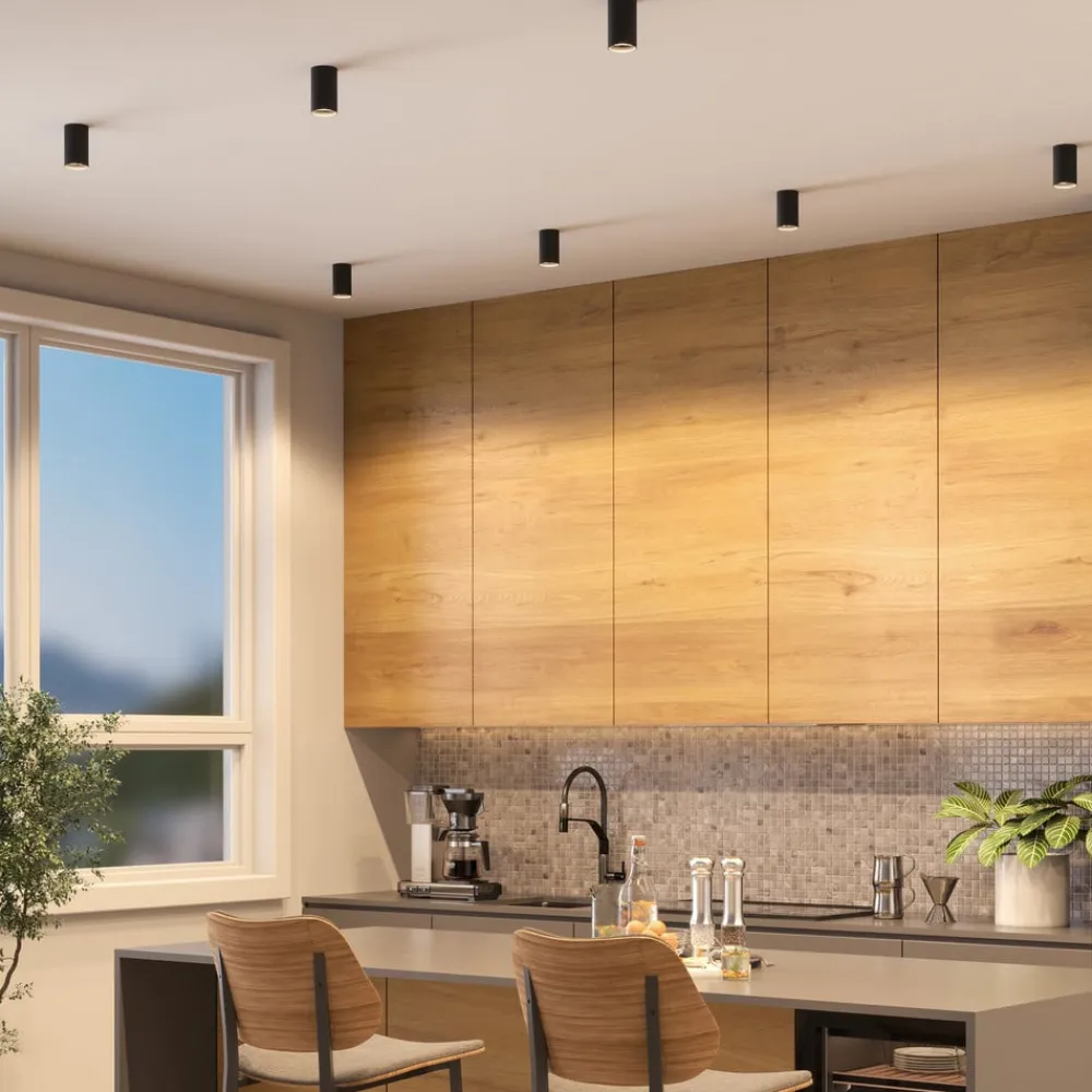 Deko-Light Loftlamper>Downlight CAN, sort, IP20, Ø 6 cm, metal, GU10