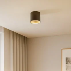 Nowodvorski Lighting Downlight Point Tone, sort, indvendig sølv