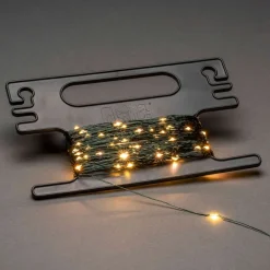 Konstsmide Christmas Julepynt|Julelys Udendørs>Dråber lyskæde, grøn med opvikler, 300 lyskilder