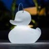 DUCK-DUCK XL udendørs LED-designerlampe, hvid^Goodnight Light New