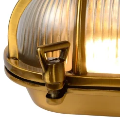 Lucide Dudley udendørs væglampe, messing