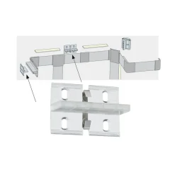 Paulmann Duo Profil vægholder til LED-strip system