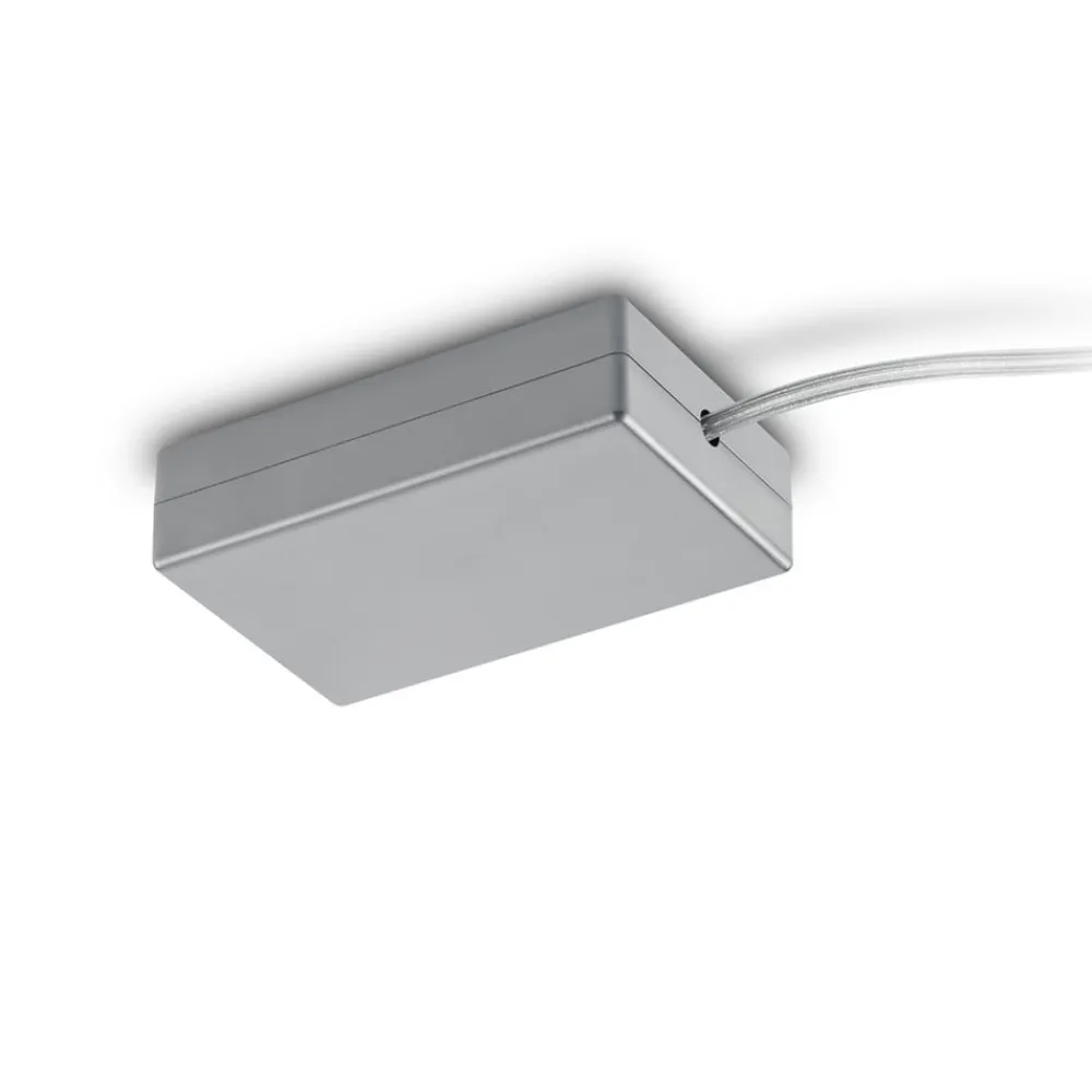 Trio Lighting Skinnesystem>DUOline fleksibel strømforsyning, titanium