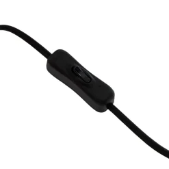 Dyberg Larsen Arch bordlampe, sort/messingfarvet, metal