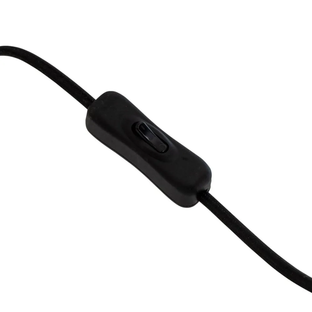 Dyberg Larsen Arch bordlampe, sort/messingfarvet, metal