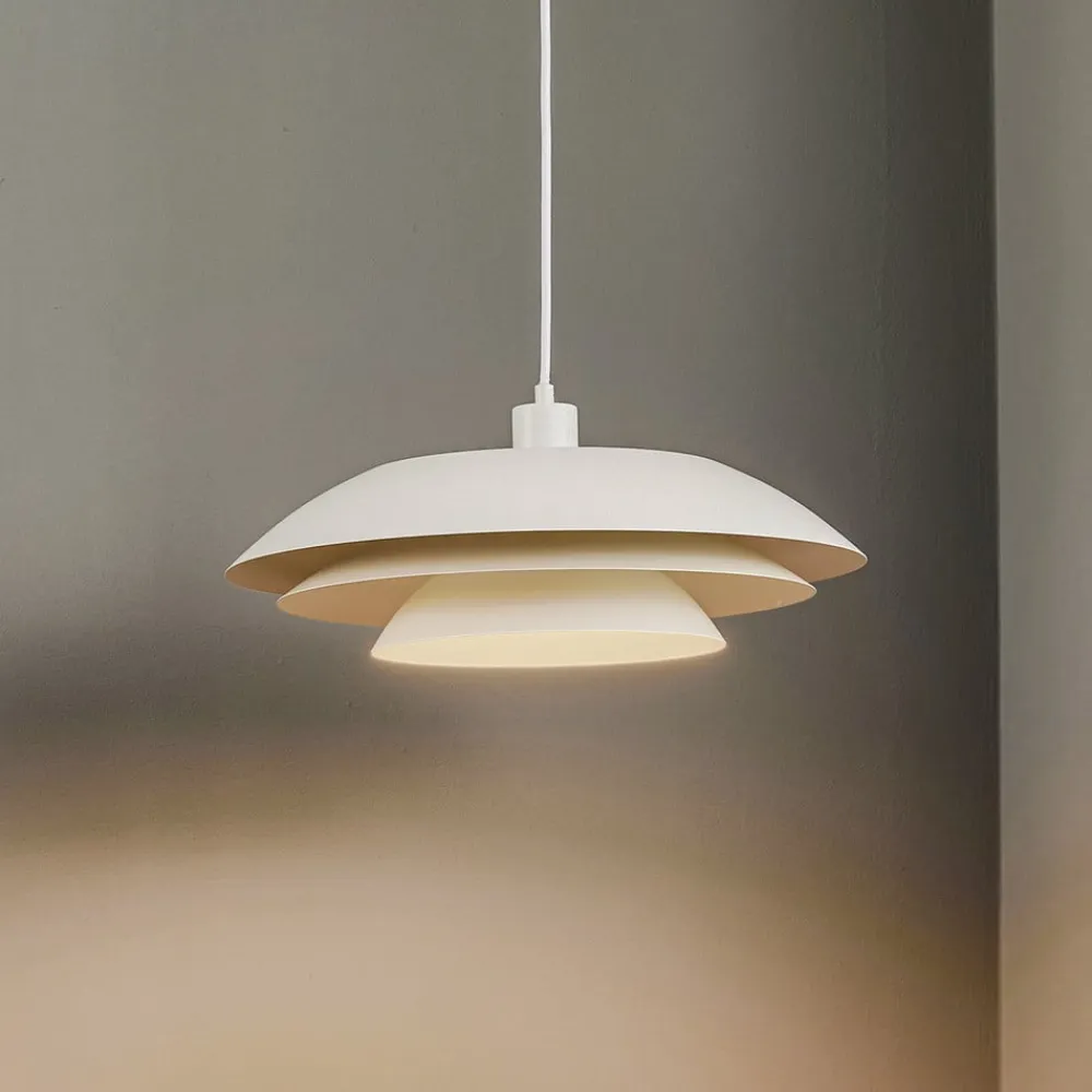 Dyberg Larsen Pendellamper>DL45 hængelampe metal hvid