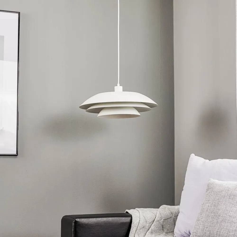 Dyberg Larsen Pendellamper>DL45 hængelampe metal hvid