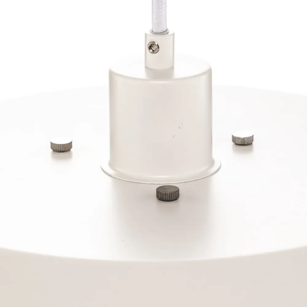 Dyberg Larsen Pendellamper>DL45 hængelampe metal hvid