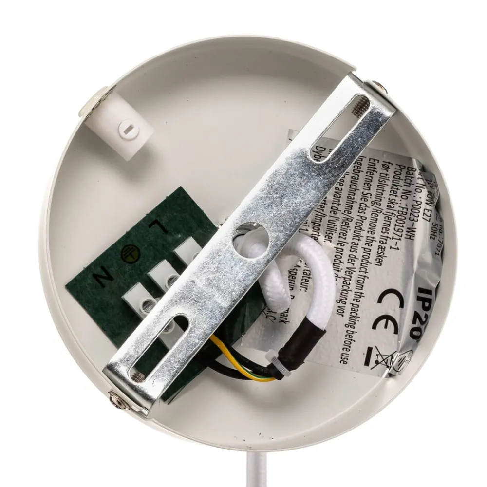 Dyberg Larsen Pendellamper>DL45 hængelampe metal hvid