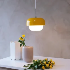 Dyberg Larsen Haipot hængelampe, gul