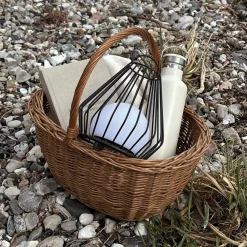 Dyberg Larsen LED-bordlampe Evesham, højde 23 cm