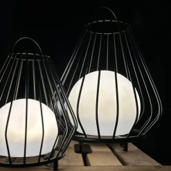 Dyberg Larsen LED-bordlampe Evesham, højde 23 cm