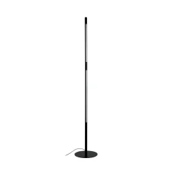 LED-gulvlampe Vagner, sort, højde 150 cm^Dyberg Larsen Online
