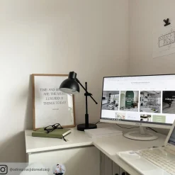 Dyberg Larsen Arbejdsrum/Kontor|Bordlamper>London skrivebordslampe i sort