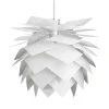 Dyberg Larsen Pendellamper>PineApple S pendel Ø 35cm hvid