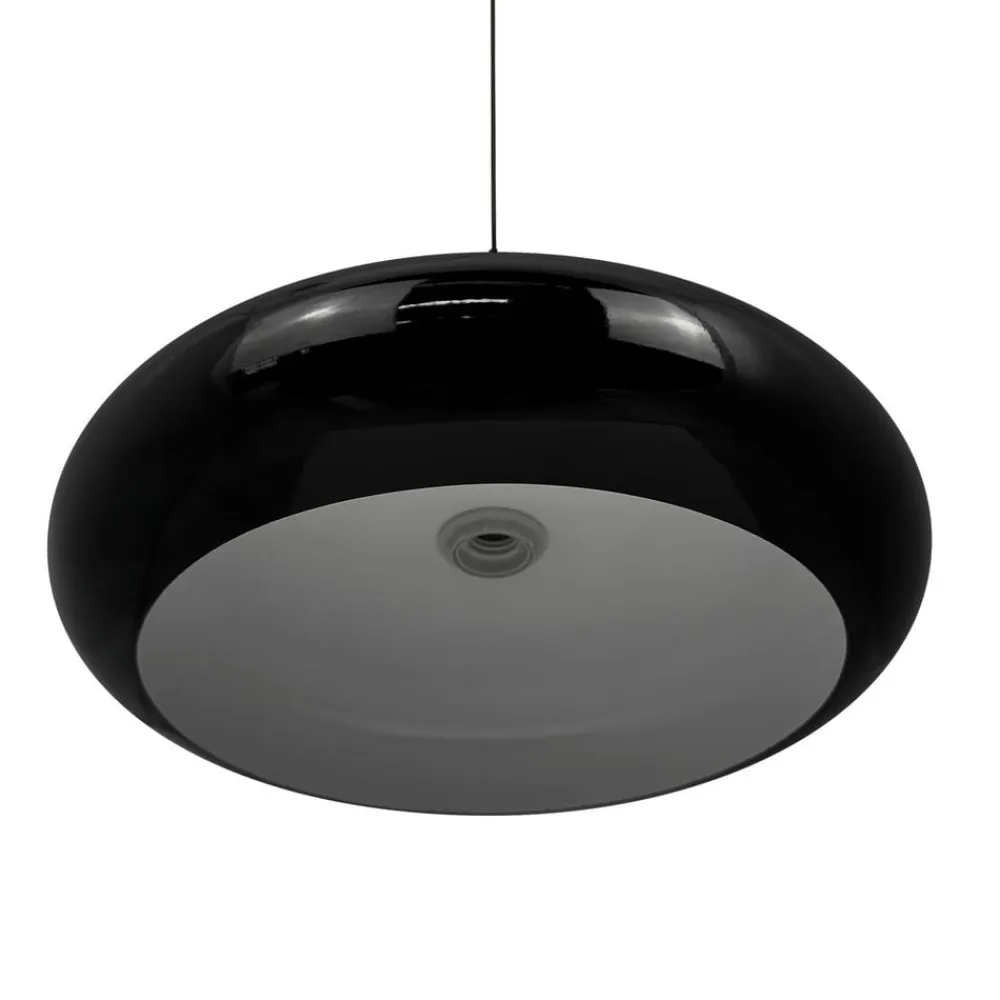 Dyberg Larsen Pendellamper>Planet hængelampe, sort, Ø 40 cm, metal