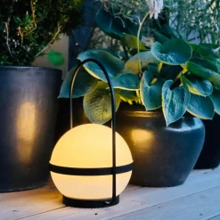 Dyberg Larsen Dekorationsbelysning|Terrassebelysning>Summer solcelle-bordlampe USB-lades