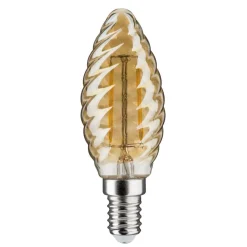 Paulmann E14 2,6 W 2.500K LED-kertepære, guld