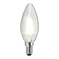 E14 B35 LED-kertepære 2 W 2.700 K filament 250lm^STAR TRADING