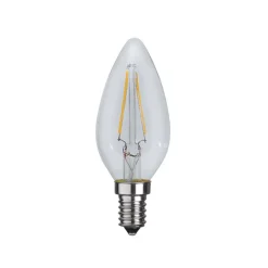E14 B35 LED-kertepære 2 W 2.700 K filament 250lm^STAR TRADING