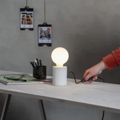 E27 G95 LED-globepære 7,5 W 3-trins-dæmpning opal^STAR TRADING New