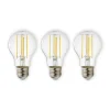 E27 LED-filament 7 W 806lm 2.700 K klar, 3 stk^Lindby New