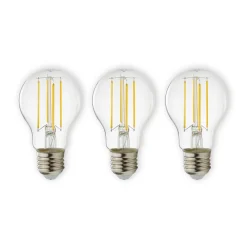 E27 LED-filament 7 W 806lm 2.700 K klar, 3 stk^Lindby New