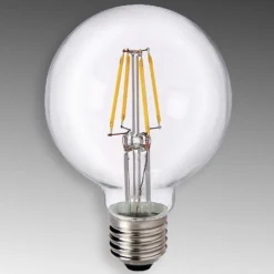 Sylvania Filament Pære|Led Pærer>E27 6W 827 LED globe G80 klar