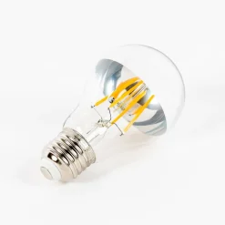 E27 3,5W topforspejlet LED-pære A60, 2700K sølv^Lucande Online