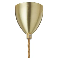 Horizon hængelampe, gul, røg Ø 36cm^EBB & FLOW Discount