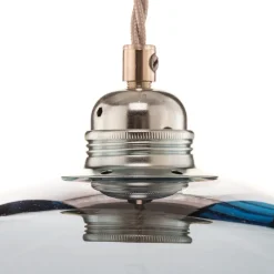 Rowan hængelampe blå-sølv Ø 28cm^EBB & FLOW Outlet