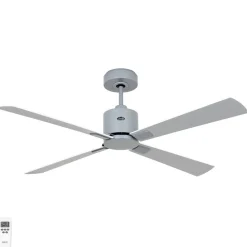 CasaFan Eco Concept loftventilator, 132 cm, grå, hvidgrå