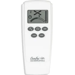 CasaFan Eco Concept loftventilator, 132 cm, grå, hvidgrå