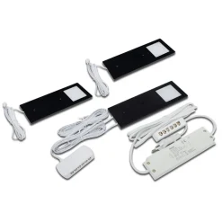 Hera Eco-Pad F LED-underskabsbelysning, 3, 4.000 K sort