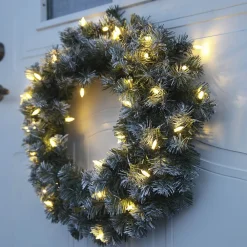 STAR TRADING Dekorationsbelysning|Julepynt>Edmonton-krans med 30 lysdioder, 50 cm