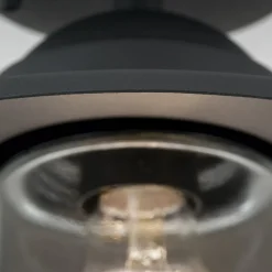 Edward udendørs loftlampe, antracit, Ø 27,5 cm, aluminium^ORION Discount