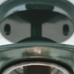 ORION Edward udendørs loftlampe, grøn, Ø 27,5 cm, aluminium/glas