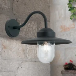 Edward udendørs væglampe i vintagestil antracit^ORION Hot