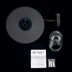 Edward udendørs væglampe i vintagestil antracit^ORION Hot