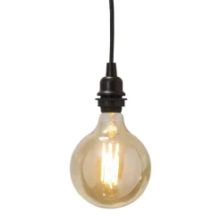 E27-fatning med Ute-kabel, 5 m, sort^STAR TRADING Sale