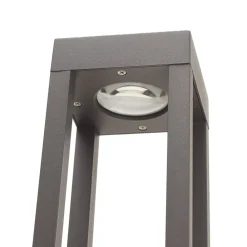 FARO BARCELONA Effektiv Agra LED-gadelygte i mørkegrå