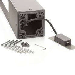 FARO BARCELONA Effektiv Agra LED-gadelygte i mørkegrå