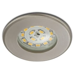 Briloner Loftlamper|Indbygningsspots>Effektivt Nikas IP44 LED-indbygningsspot, nikkel