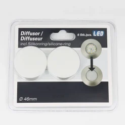 Effektivt Nikas IP44 LED-indbygningsspot, krom^Briloner Hot