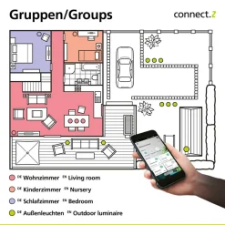 E27 G95 LED-pære 13W 1300lm RGBW^EGLO connect Best