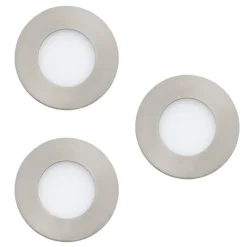 EGLO connect Indbygningsspots>Fueva-C LED indbygningsspot 8,6 cm, sæt med 3 stk
