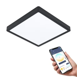 Fueva-Z loftslampe 28x28cm sort^EGLO connect Best