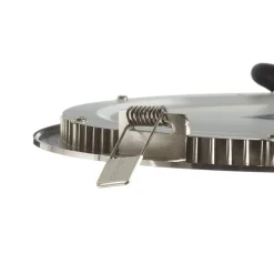 LED indbygningslampe Fueva-C, Ø 22,5 cm, nikkel^EGLO connect Discount